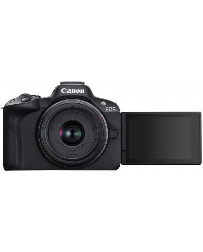 Безогледален фотоапарат Canon - EOS R50, RF-S 18-45mm, f/4.5-6.3 IS STM + Обектив Canon - RF 85mm f/2 Macro IS STM - 5